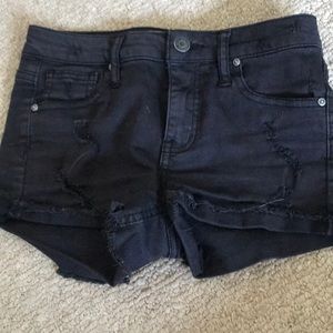 girls size 10 short black rsq shorts